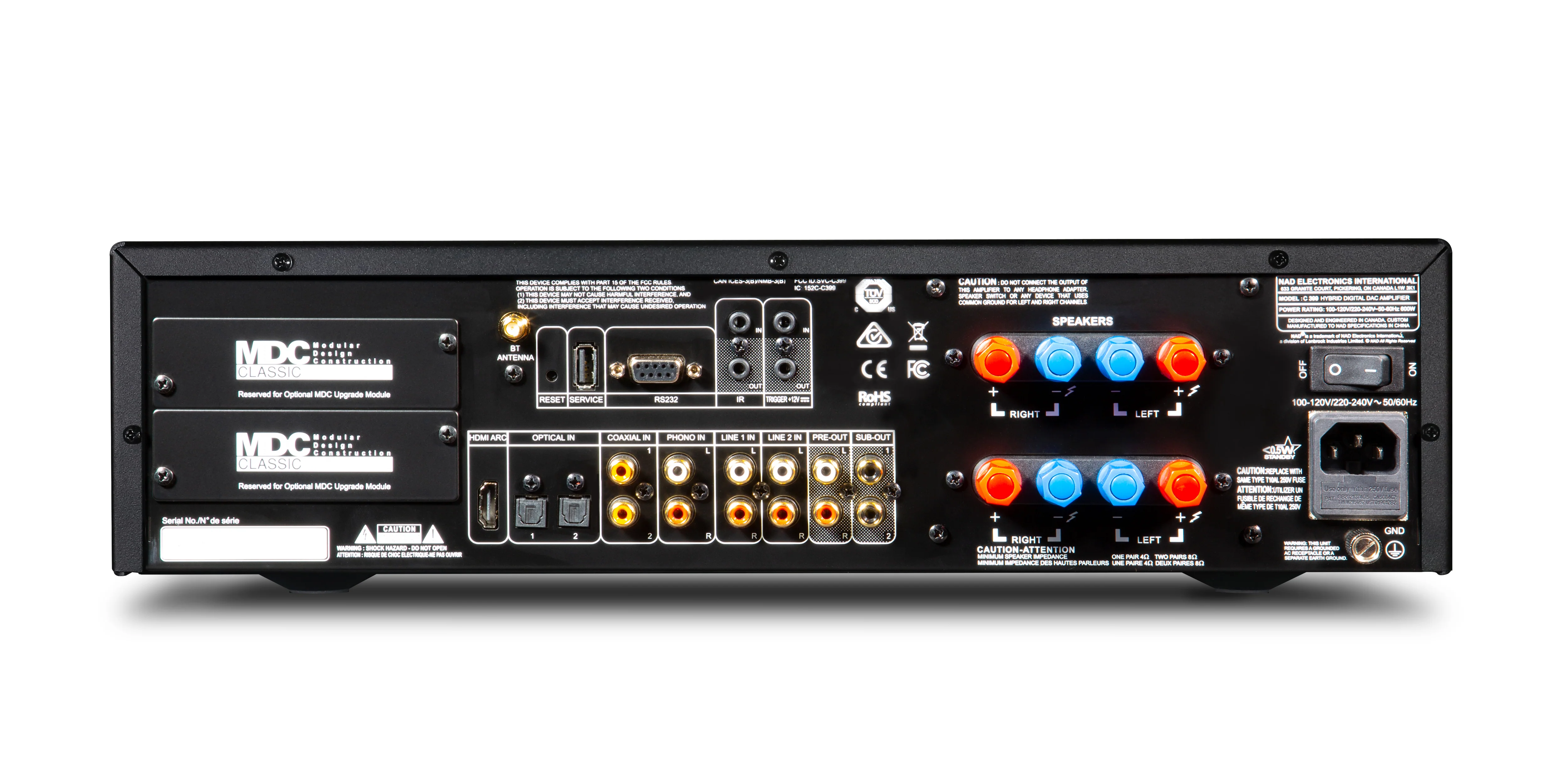NAD C 399 Hybrid Digital DAC Amplifier - Image 2