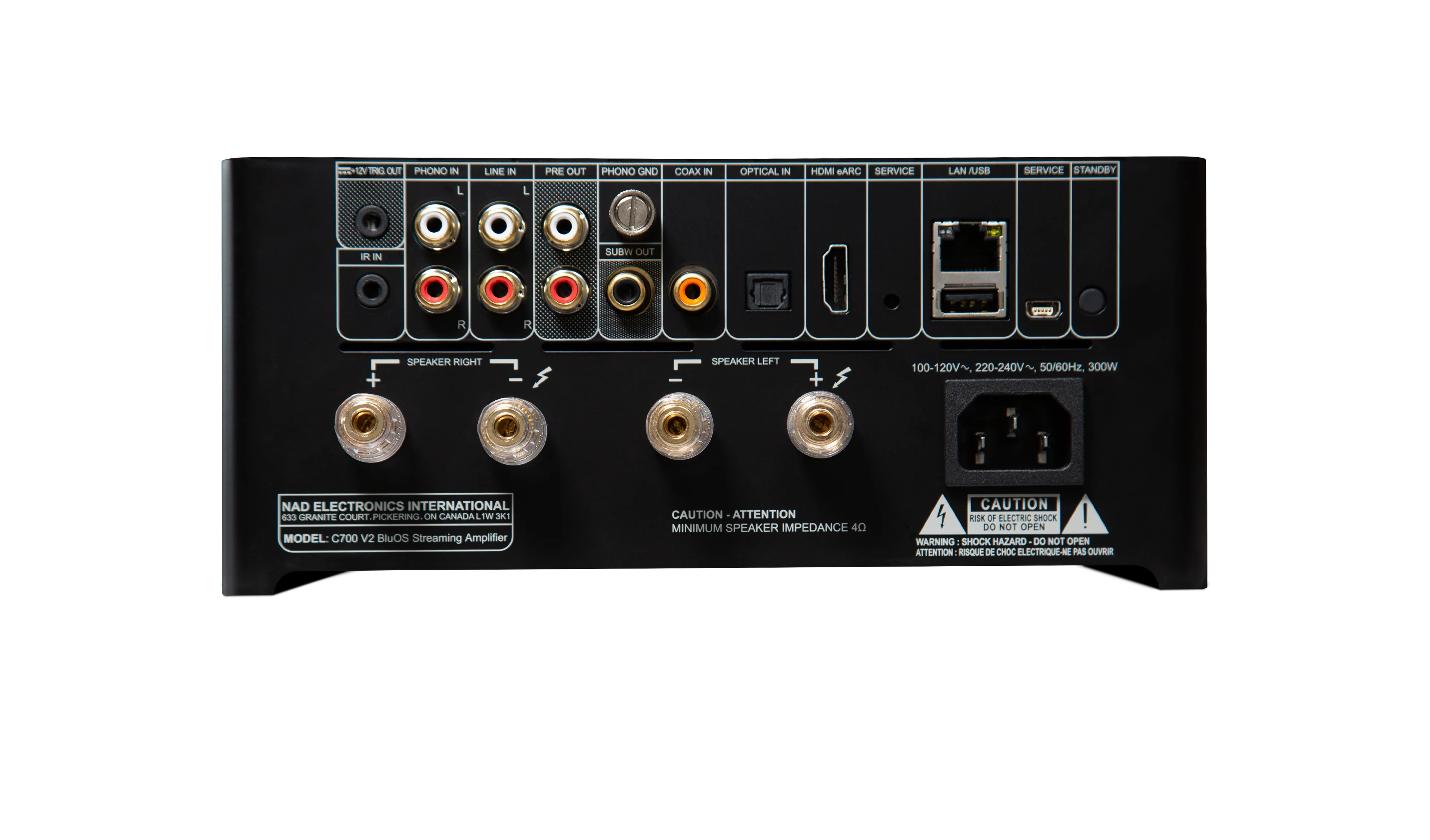 NAD C 700 V2 Streaming Amplifier - Image 2