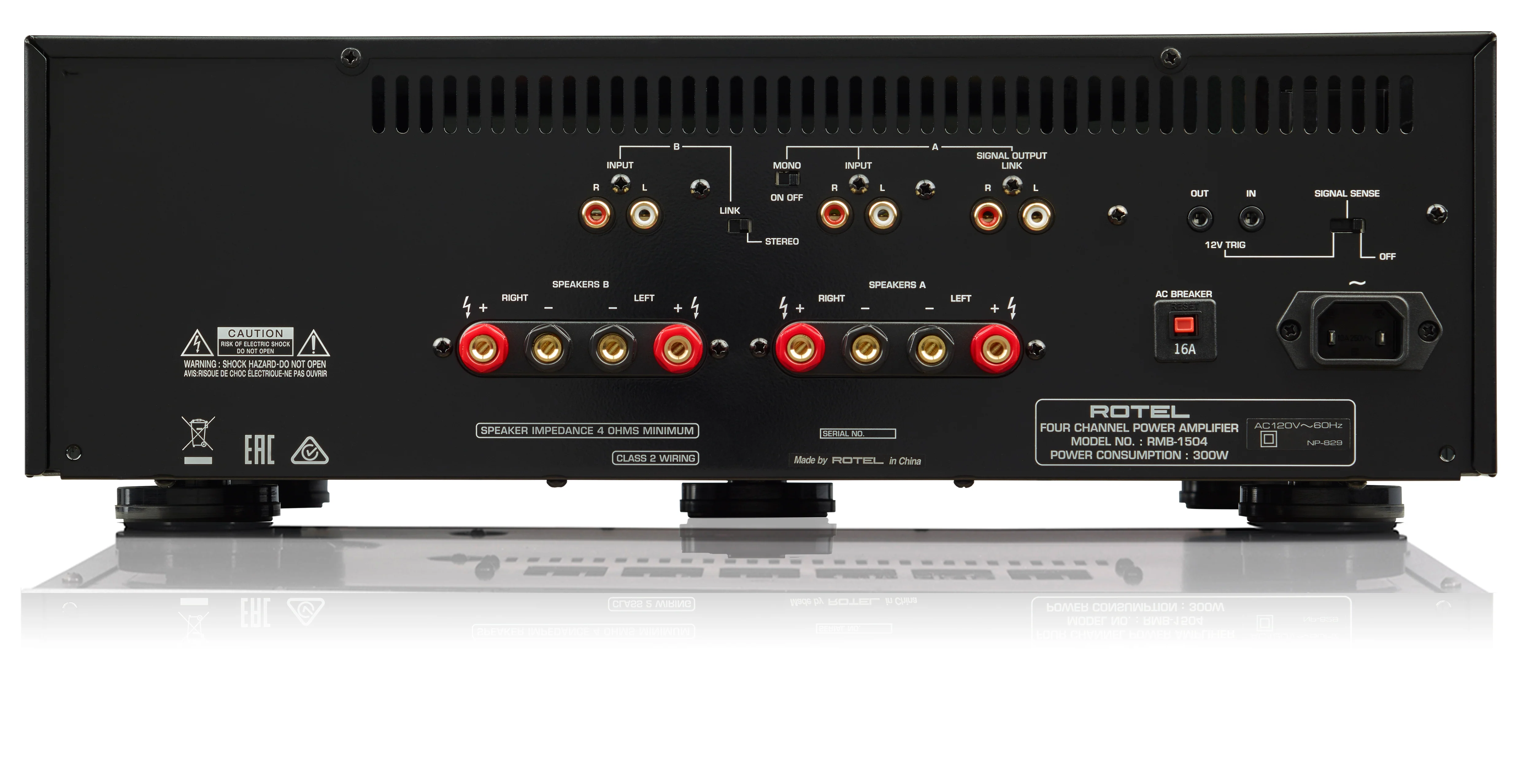 Rotel RMB-1504 - 4 Channel - 70W/Ch - Image 2